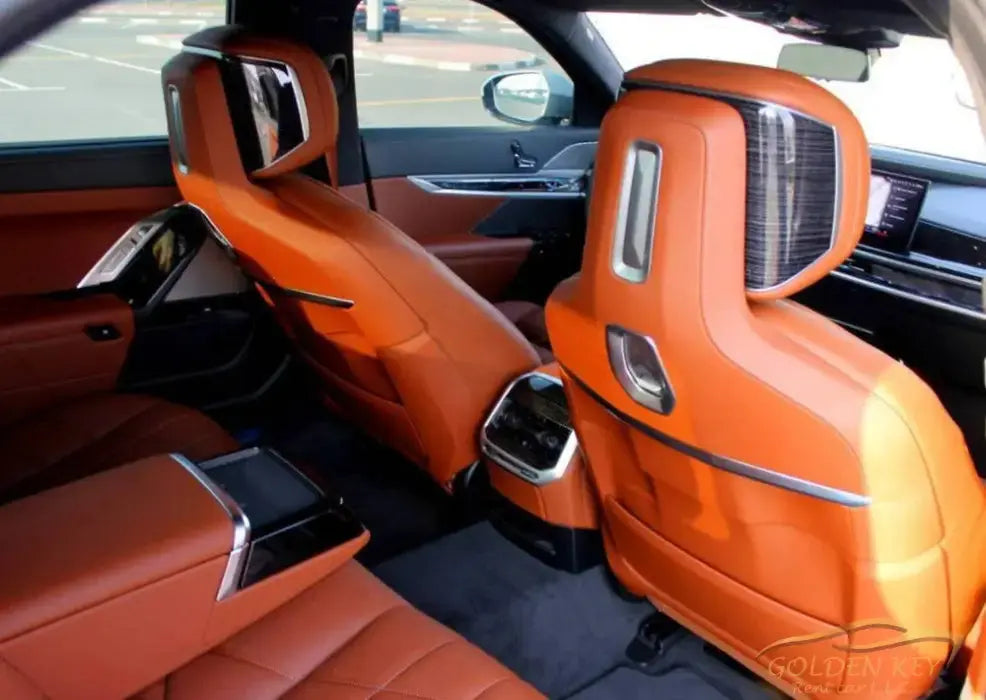 Dubai Airport Transfer - With Bmw 735I 2023 - Golden Key Rent Car LLC