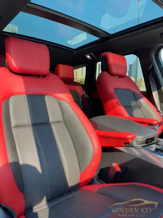 Dubai Airport Transfer - With Range Rover Sport V6 2022 - Golden Key Rent Car LLC