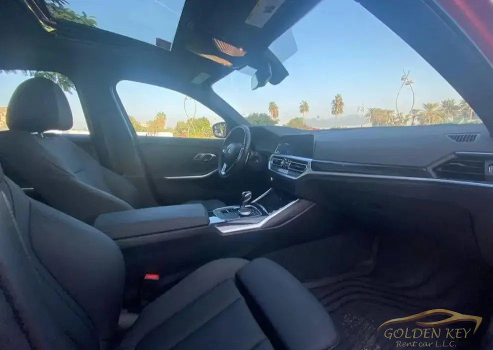 Hire Bmw 330I Red 2020 with Driver - Golden Key Rent Car LLC