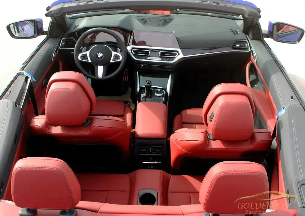 Hire Bmw 420I Blue 2023 with Driver - Golden Key Rent Car LLC