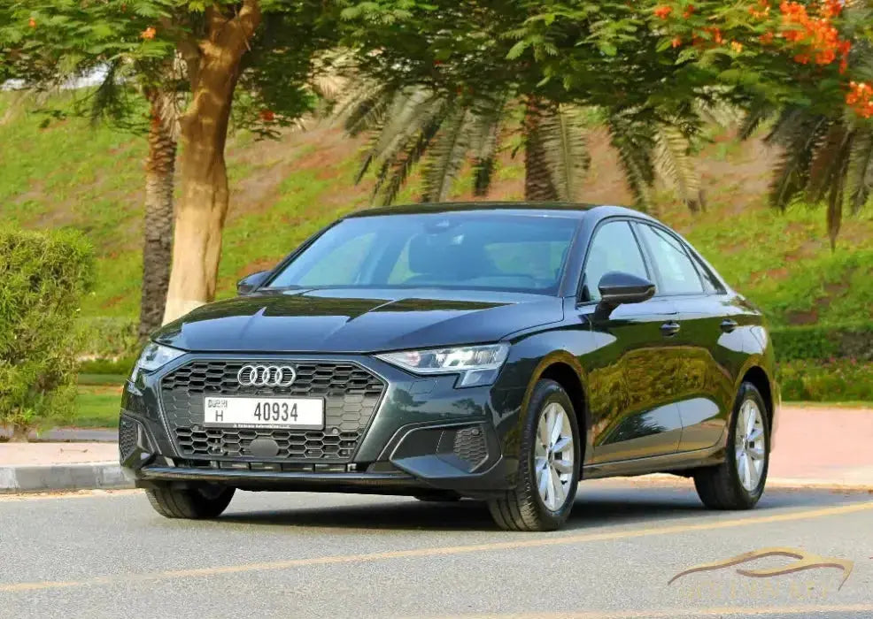 Dubai Airport Transfer - With Audi A3 2023 - Golden Key Rent Car LLC