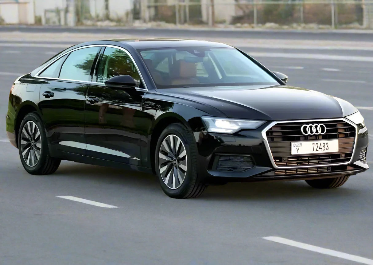 Dubai Airport Transfer - With  Audi A6 2023 - Golden Key Rent Car LLC