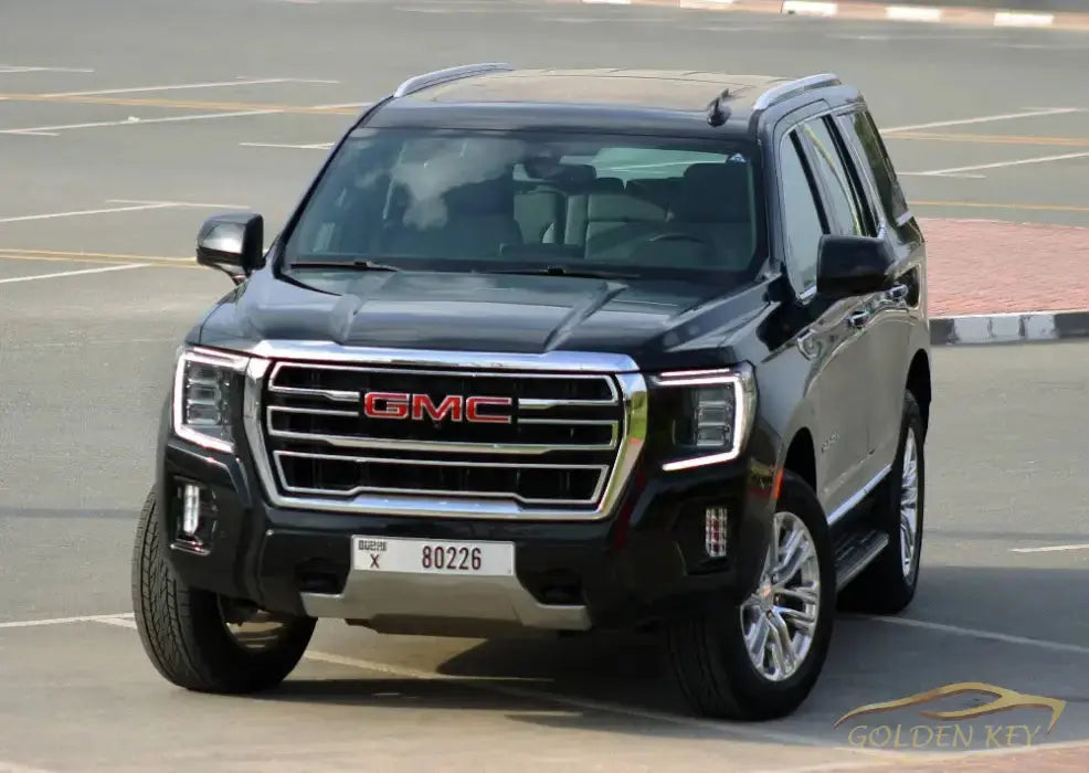 Dubai Airport Transfer - With GMC Yukon 2023 - Golden Key Rent Car LLC