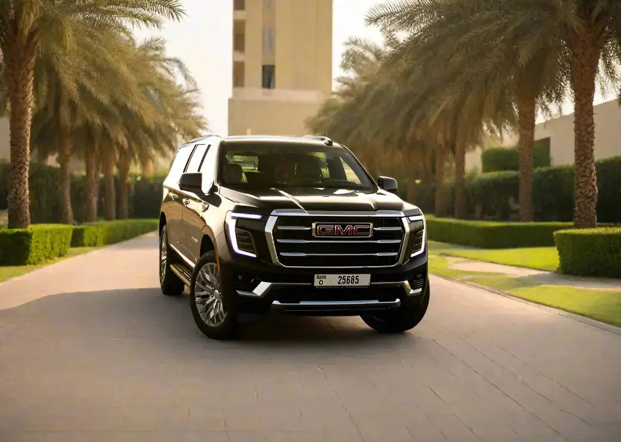 Dubai Airport Transfer - With GMC Yukon 2025 Golden Key Rent Car LLC