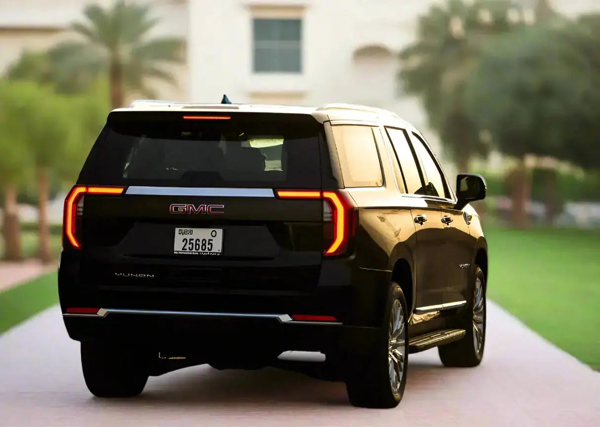 Dubai Airport Transfer - With GMC Yukon 2025 Golden Key Rent Car LLC