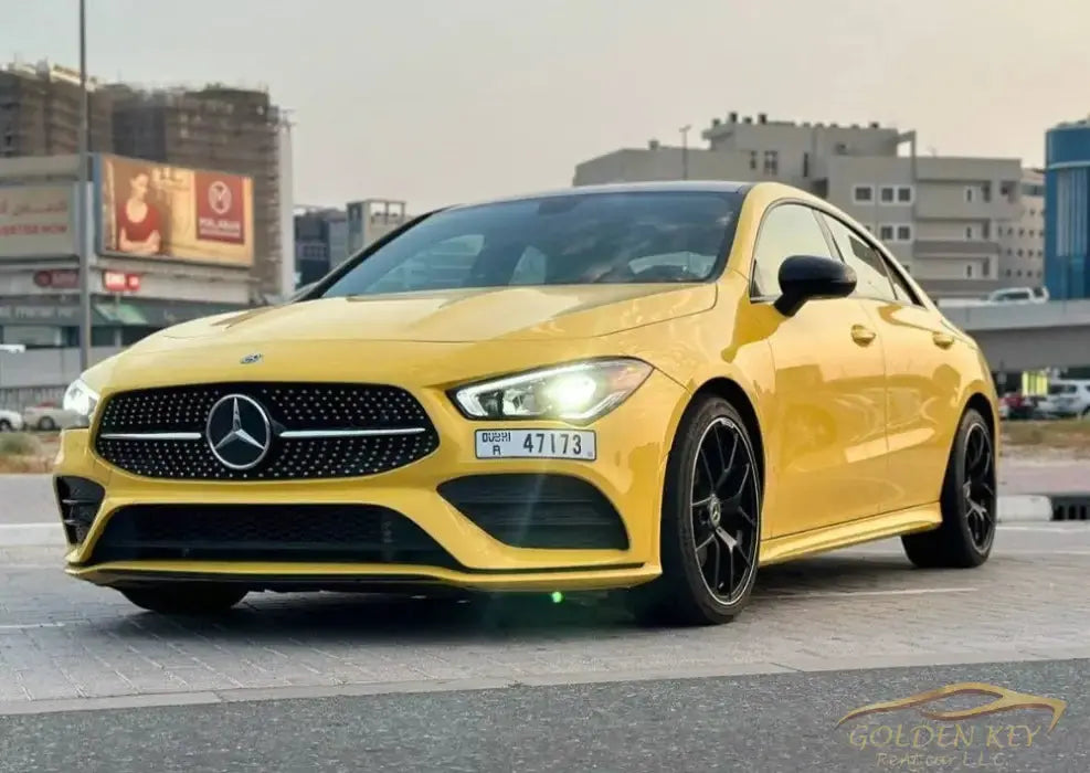 Dubai Airport Transfer - With Mercedes-Benz CLA 250 2022 - Golden Key Rent Car LLC