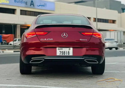 Dubai Airport Transfer - With Mercedes-Benz CLA 250 2022 - Golden Key Rent Car LLC