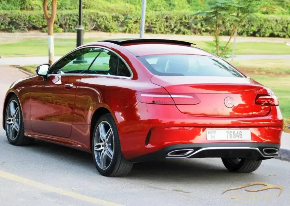 Dubai Airport Transfer - With Mercedes-Benz E400 Coupe 2020 - Golden Key Rent Car LLC