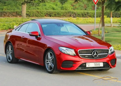 Dubai Airport Transfer - With Mercedes-Benz E400 Coupe 2020 - Golden Key Rent Car LLC