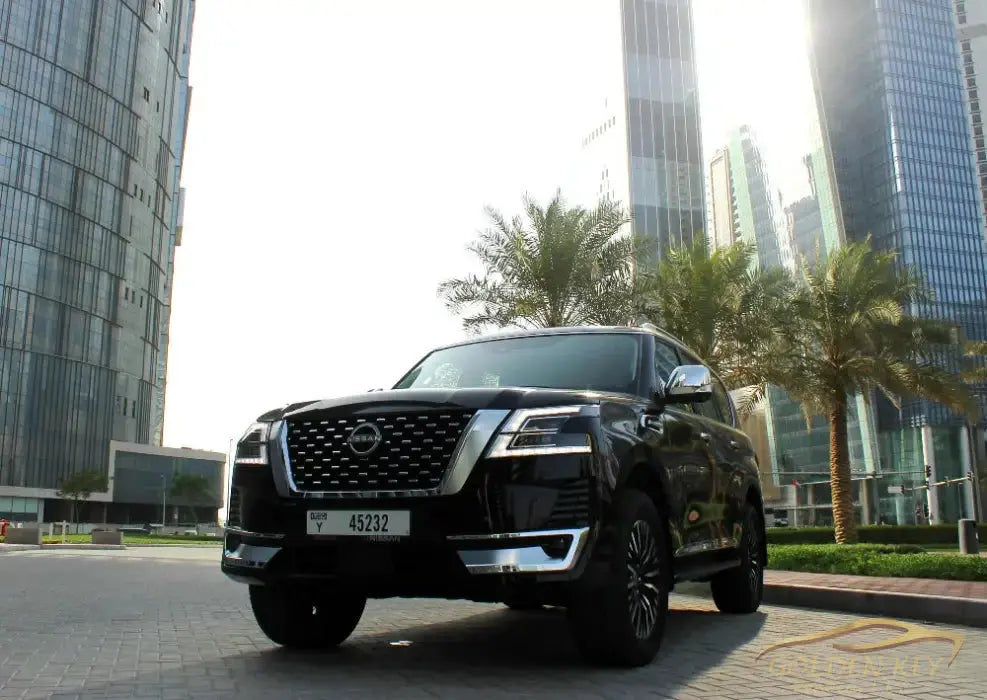 Dubai Airport Transfer - With Nissan Patrol 2022 - Golden Key Rent Car LLC