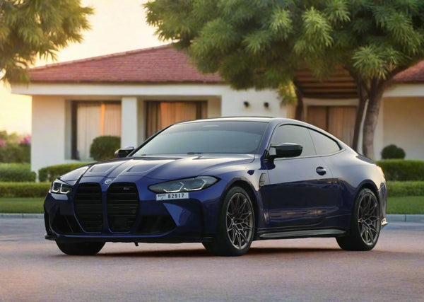 BMW M4 Rental Monthly Rent BMW M4 2023 or Similar - تاجير سيارات شهري في دبي