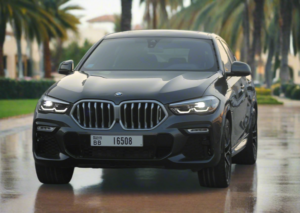 Monthly Rent BMW X6 2022 or Similar - تأجير سيارات دفع رباعي شهري في الإمارات