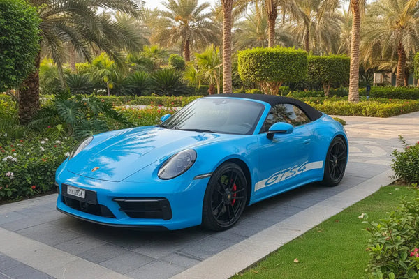 Porsche 911 Carrera GTS 4 Blue 2024 or Simmilar Golden Key Rent Car LLC