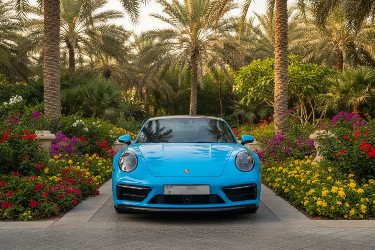 Porsche 911 Carrera GTS 4 Blue 2024 or Simmilar Golden Key Rent Car LLC