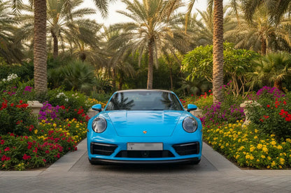 Porsche 911 Carrera GTS 4 Blue 2024 or Simmilar Golden Key Rent Car LLC