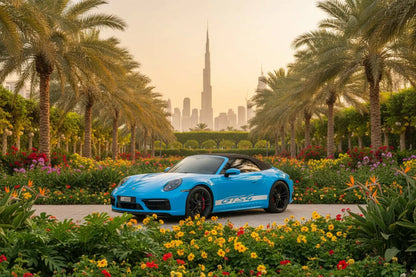 Porsche 911 Carrera GTS 4 Blue 2024 or Simmilar Golden Key Rent Car LLC