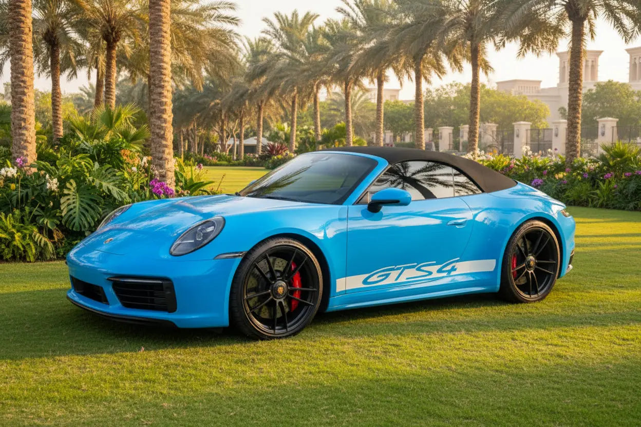 Porsche 911 Carrera GTS 4 Blue 2024 or Simmilar Golden Key Rent Car LLC