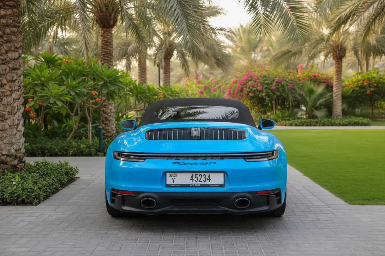 Porsche 911 Carrera GTS 4 Blue 2024 or Simmilar Golden Key Rent Car LLC