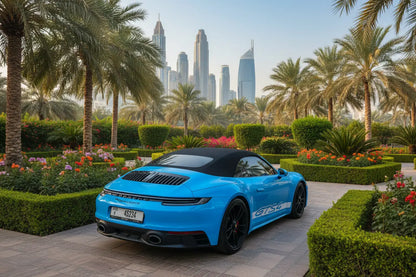 Porsche 911 Carrera GTS 4 Blue 2024 or Simmilar Golden Key Rent Car LLC