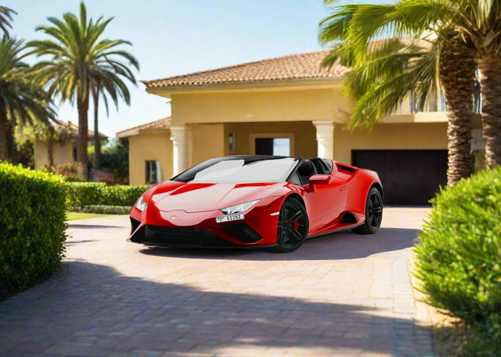 استأجر لامبورغيني هوراكان إيفو سبايدر 2022 - Sport Car Rental in Dubai