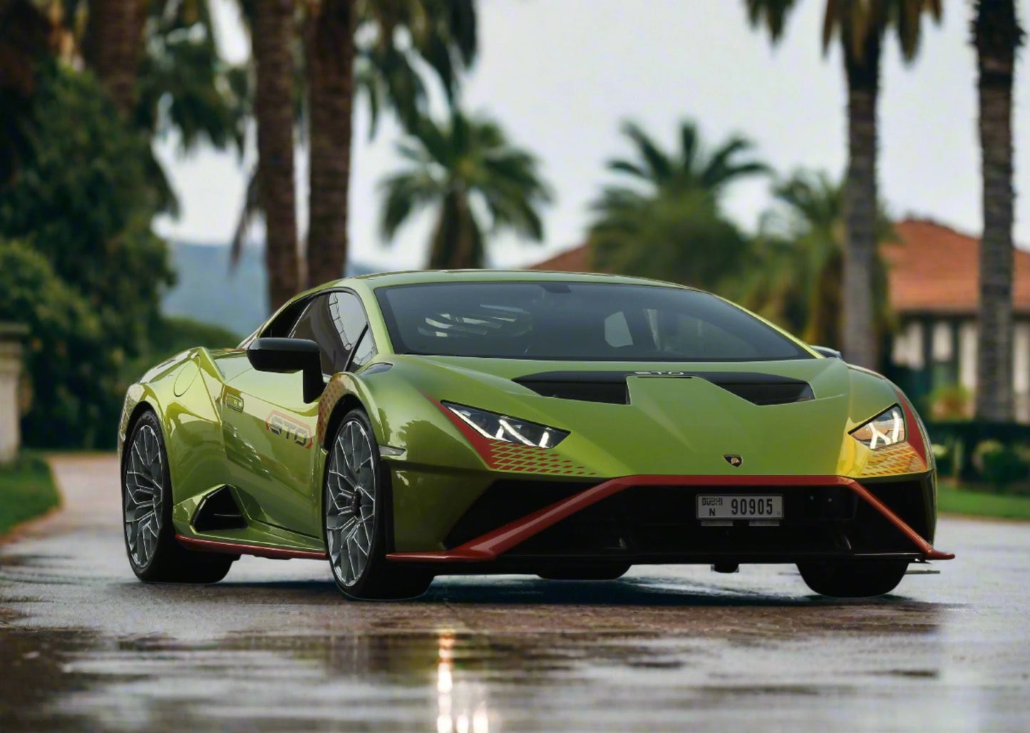 Rent Lamborghini Huracan STO 2022 Model or similar Golden Key Rent Car LLC