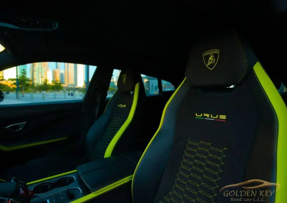 Dubai Airport Transfer - With Lamborghini Urus 2022 - Golden Key Rent Car LLC