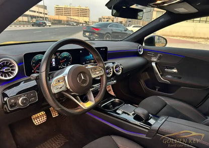 Dubai Airport Transfer - With Mercedes-Benz CLA 250 2022 - Golden Key Rent Car LLC