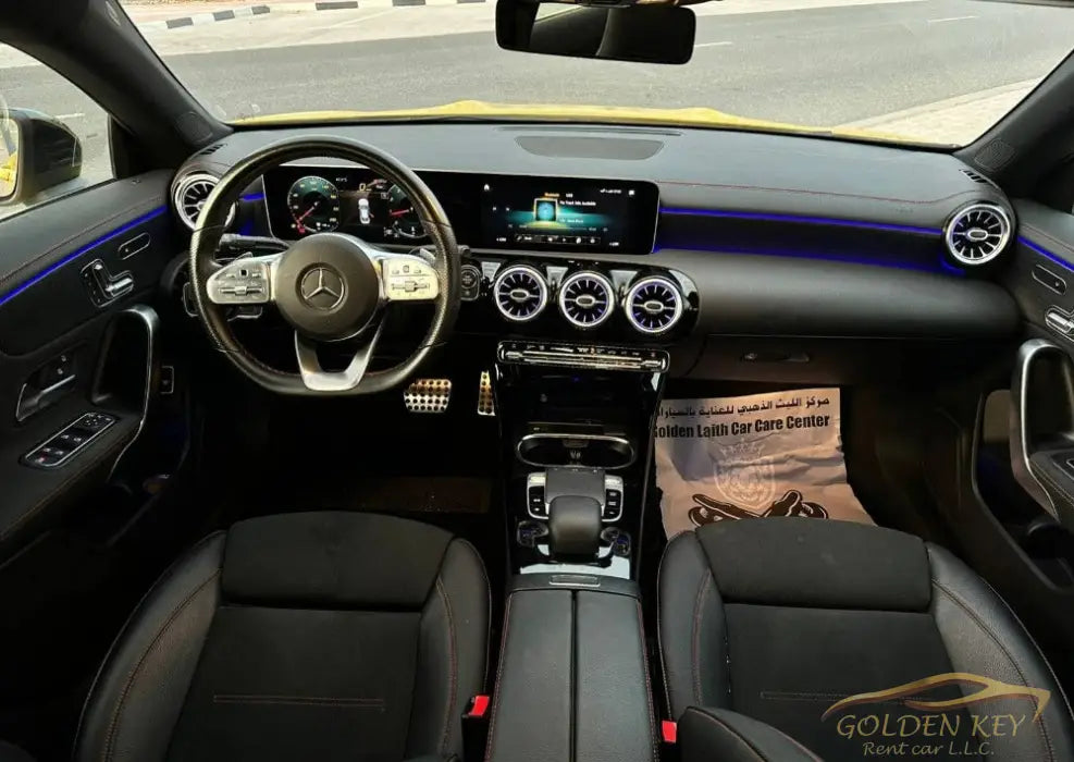 Dubai Airport Transfer - With Mercedes-Benz CLA 250 2022 - Golden Key Rent Car LLC