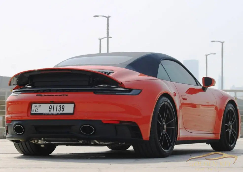 Dubai Airport Transfer - With Porsche Carrera 911 GTS4 2023 - Golden Key Rent Car LLC