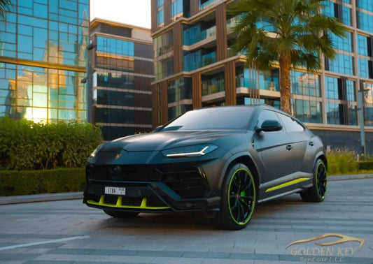 Hire Lamborghini Urus 2022 with Driver - Golden Key Rent Car LLC