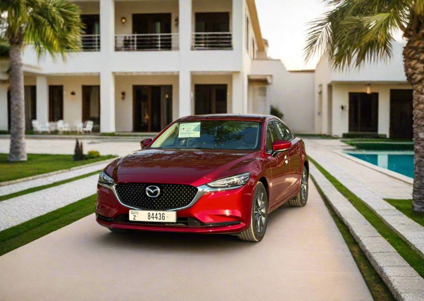 Mazda 6 Red 2024 or similar - Golden Key Rent Car LLC