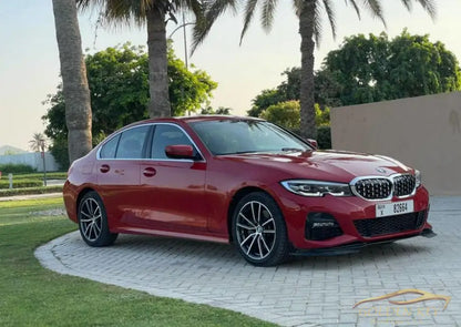 Hire Bmw 330I Red 2020 with Driver - Golden Key Rent Car LLC