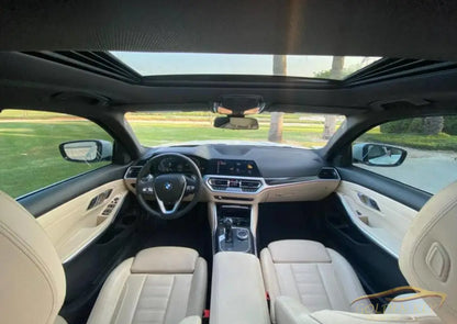 استئجار بي ام دبليو 330I لون أبيض 2020 مع سائق - Golden Key Rent Car LLC