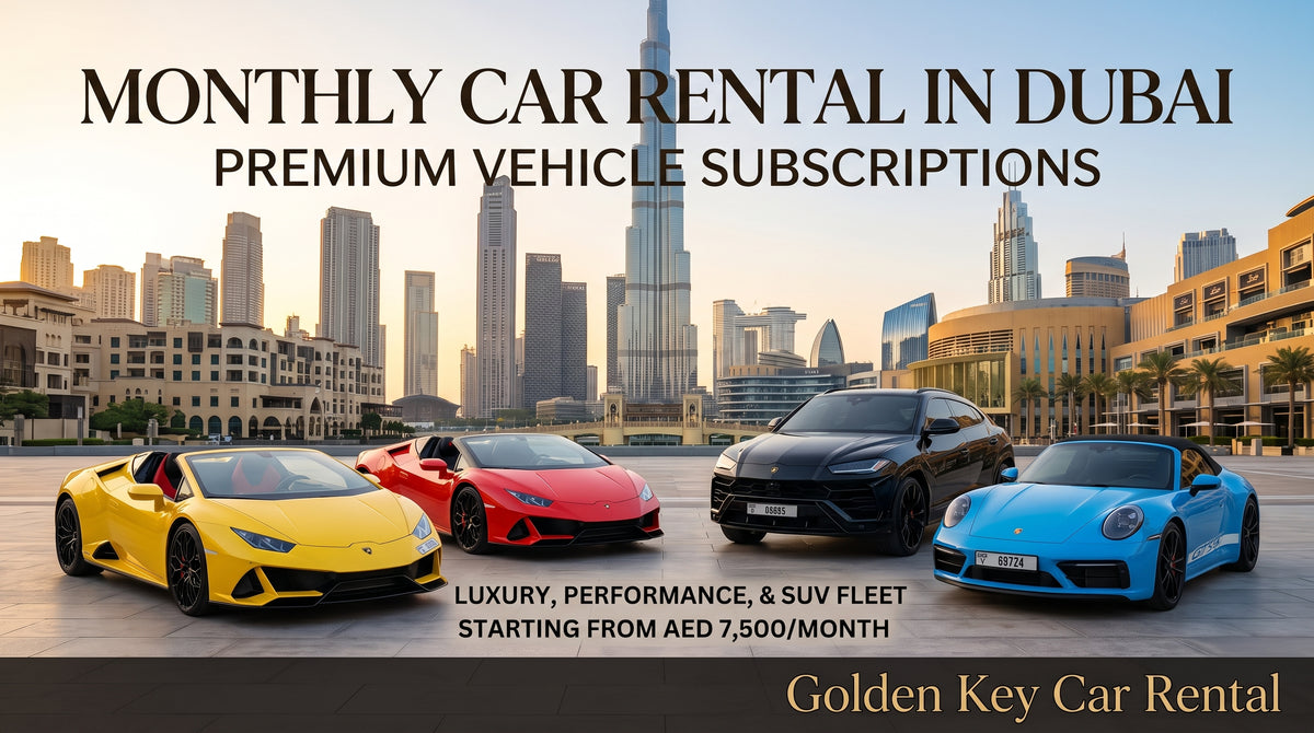 monthly car rental in dubai